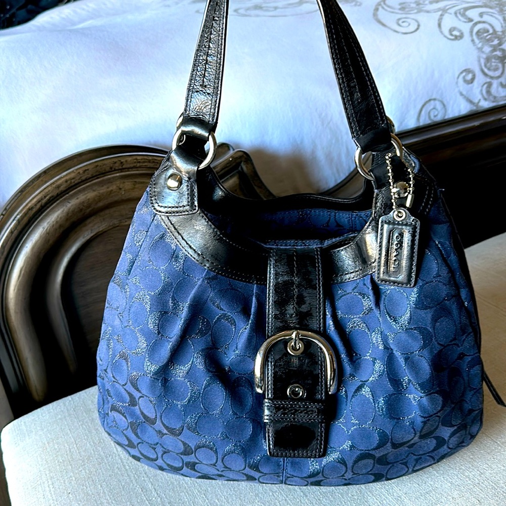 Authentic Coach Bag Blue
